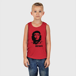 Майка детская хлопок Эрнесто Че Гевара, цвет: красный — фото 2
