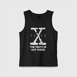 Майка детская хлопок X-Files: Truth is out there, цвет: черный