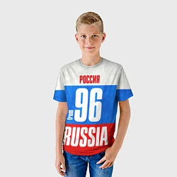 Футболка детская Russia: from 96, цвет: 3D-принт — фото 2