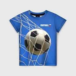 Футболка детская Футбол - гол, цвет: 3D-принт