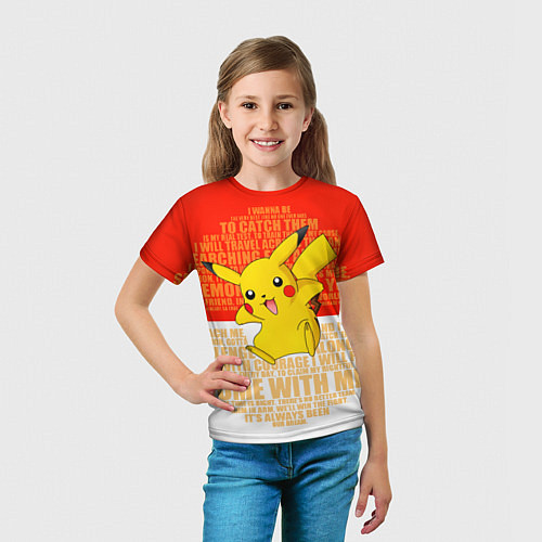 Детская футболка Pikachu / 3D-принт – фото 5