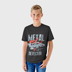 Футболка детская Metal Detector, цвет: 3D-принт — фото 2