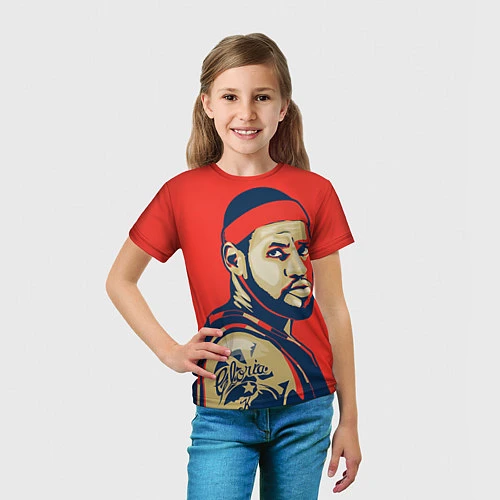 Детская футболка LeBron James / 3D-принт – фото 5