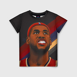 Футболка детская LeBron Smile, цвет: 3D-принт