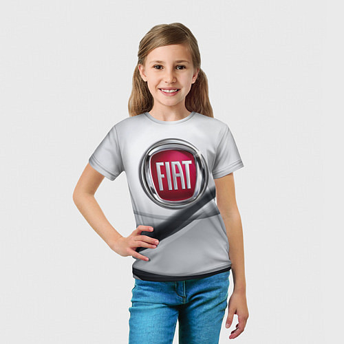 Детская футболка FIAT / 3D-принт – фото 5