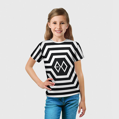 Детская футболка EXO Geometry / 3D-принт – фото 5