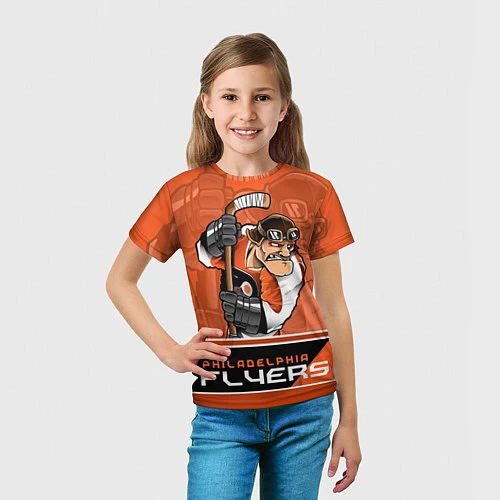 Детская футболка Philadelphia Flyers / 3D-принт – фото 5