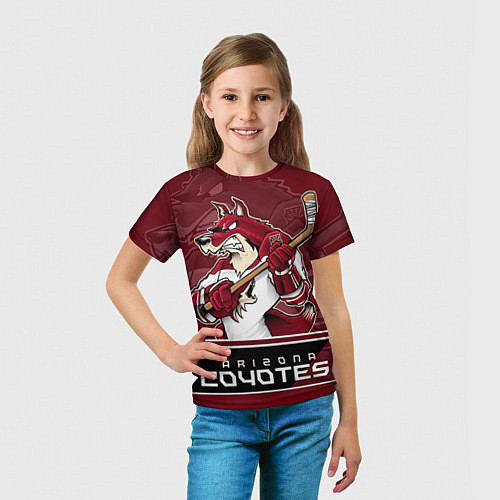 Детская футболка Arizona Coyotes / 3D-принт – фото 5