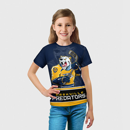 Детская футболка Nashville Predators / 3D-принт – фото 5