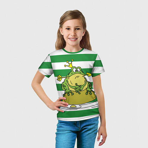 Детская футболка Царевна лягушка / 3D-принт – фото 5