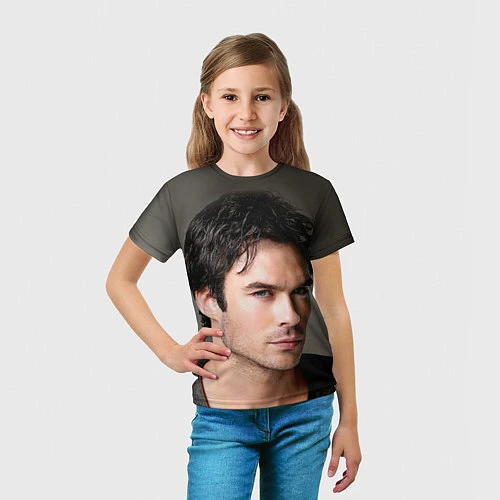 Детская футболка Ian Somerhalder / 3D-принт – фото 5