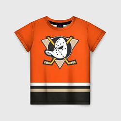 Футболка детская Anaheim Ducks, цвет: 3D-принт