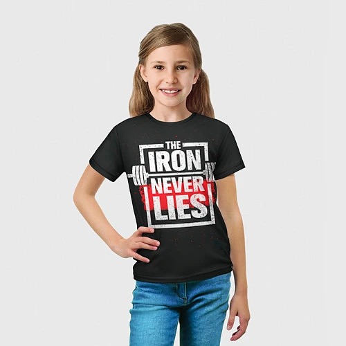 Детская футболка The iron never lies / 3D-принт – фото 5