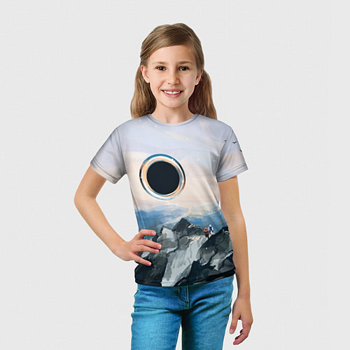 Детская футболка Черная дыра / 3D-принт – фото 5