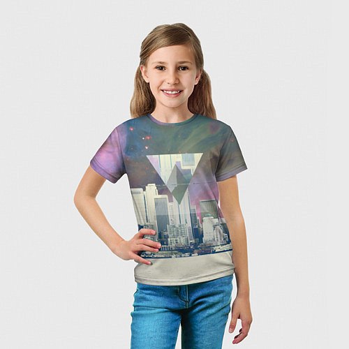 Детская футболка Хипстер / 3D-принт – фото 5