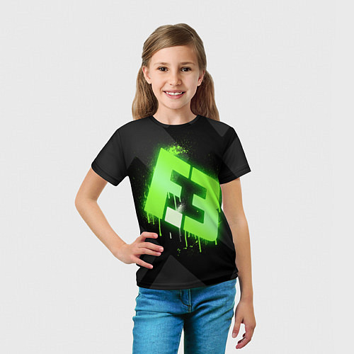 Детская футболка Flipsid3: Black collection / 3D-принт – фото 5