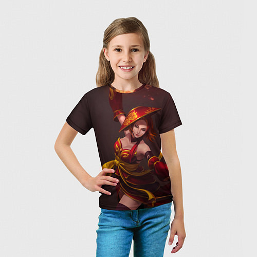 Детская футболка Lina: Dragon Fire / 3D-принт – фото 5