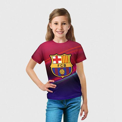 Детская футболка ФК Барселона / 3D-принт – фото 5