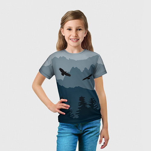 Детская футболка Простор / 3D-принт – фото 5