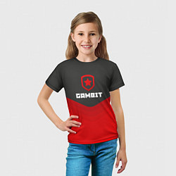 Футболка детская Gambit Gaming Uniform, цвет: 3D-принт — фото 2