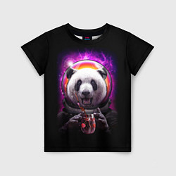 Футболка детская Panda Cosmonaut, цвет: 3D-принт