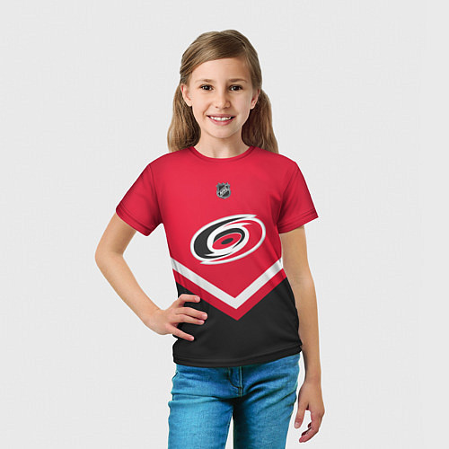 Детская футболка NHL: Carolina Hurricanes / 3D-принт – фото 5