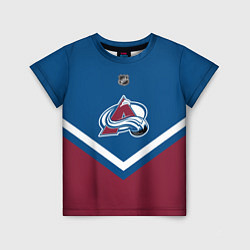 Футболка детская NHL: Colorado Avalanche, цвет: 3D-принт