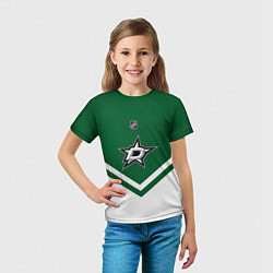 Футболка детская NHL: Dallas Stars, цвет: 3D-принт — фото 2
