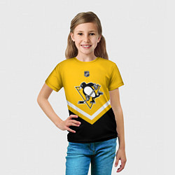 Футболка детская NHL: Pittsburgh Penguins, цвет: 3D-принт — фото 2