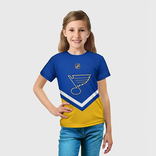 Детская футболка NHL: St. Louis Blues / 3D-принт – фото 5