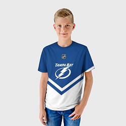 Футболка детская NHL: Tampa Bay Lightning, цвет: 3D-принт — фото 2
