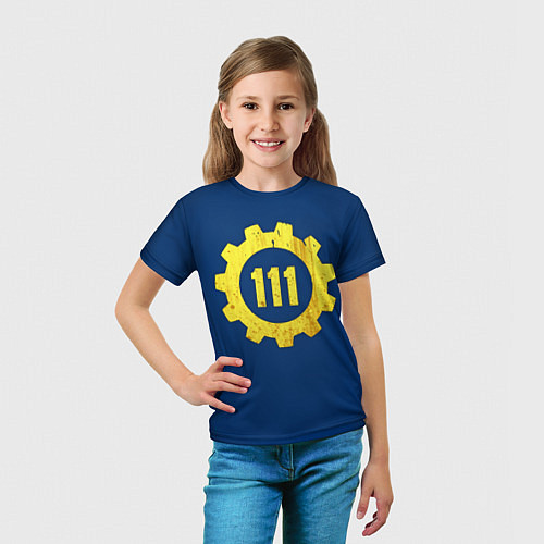 Детская футболка Vault 111 / 3D-принт – фото 5