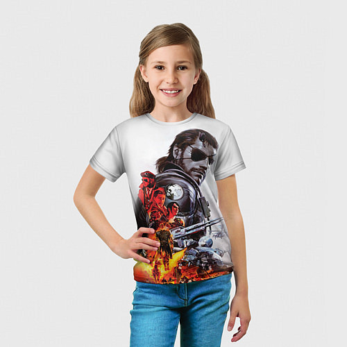 Детская футболка Metal gear solid 2 / 3D-принт – фото 5