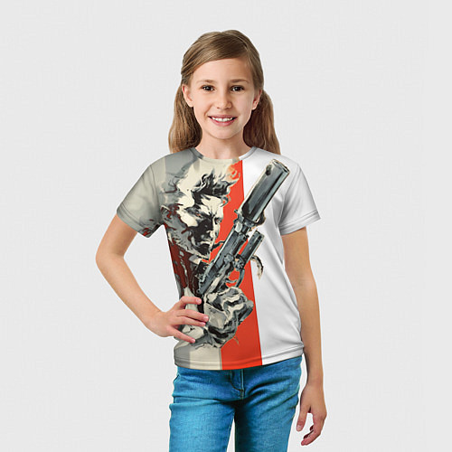 Детская футболка Metal gear solid 3 / 3D-принт – фото 5