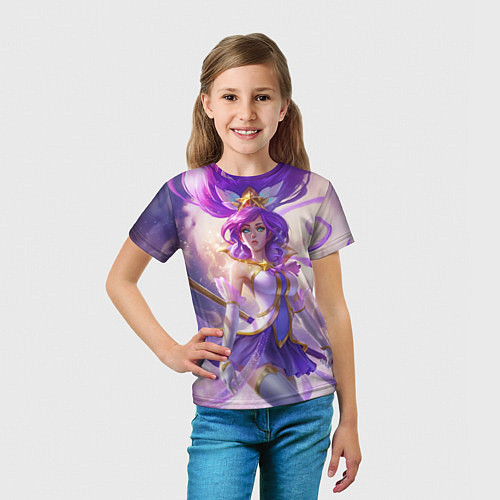Детская футболка Purple / 3D-принт – фото 5