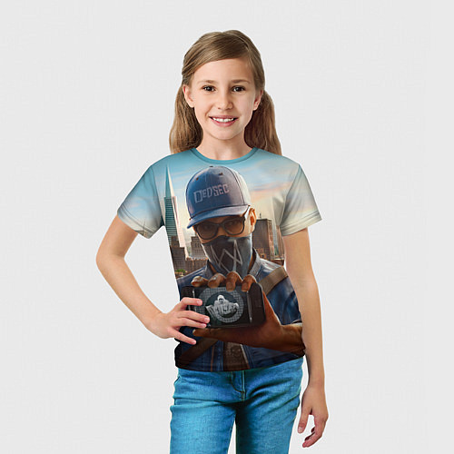 Детская футболка Watch Dogs 2 / 3D-принт – фото 5