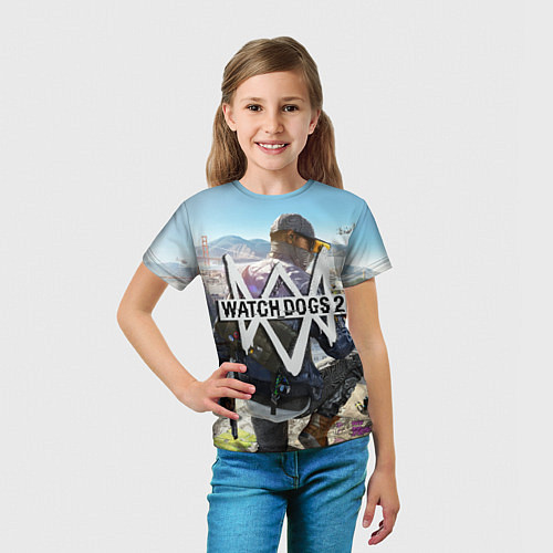 Детская футболка Watch Dogs 2 / 3D-принт – фото 5