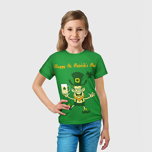 Детская футболка Ирландия / 3D-принт – фото 5