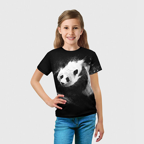 Детская футболка Молочная панда / 3D-принт – фото 5