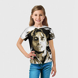 Футболка детская Bob Marley: Mono, цвет: 3D-принт — фото 2