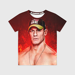 Футболка детская John Cena: Flame, цвет: 3D-принт