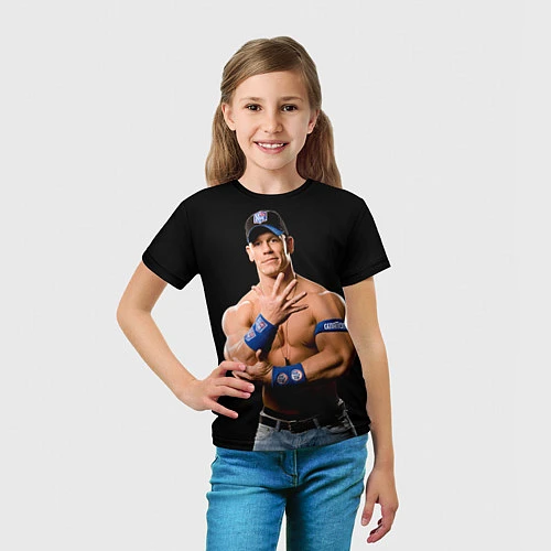 Детская футболка Джон Сина борец / 3D-принт – фото 5