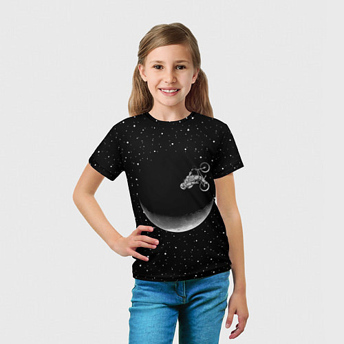 Детская футболка Астронавт байкер / 3D-принт – фото 5