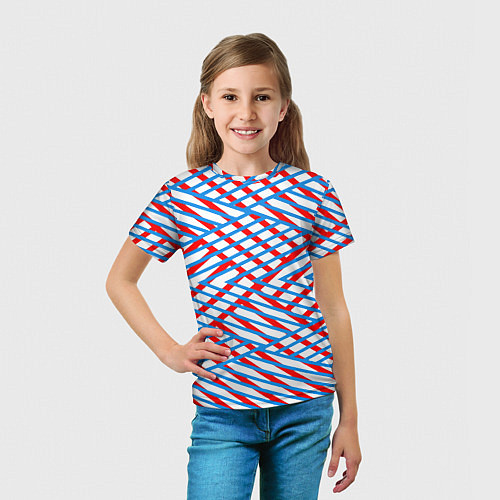 Детская футболка Blue&Red / 3D-принт – фото 5