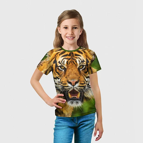 Детская футболка Тигр / 3D-принт – фото 5