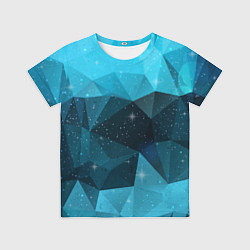 Футболка детская PolyBlue Star, цвет: 3D-принт