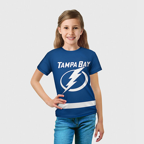 Детская футболка Tampa Bay: Kucherov / 3D-принт – фото 5