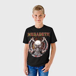 Футболка детская Megadeth Bones, цвет: 3D-принт — фото 2