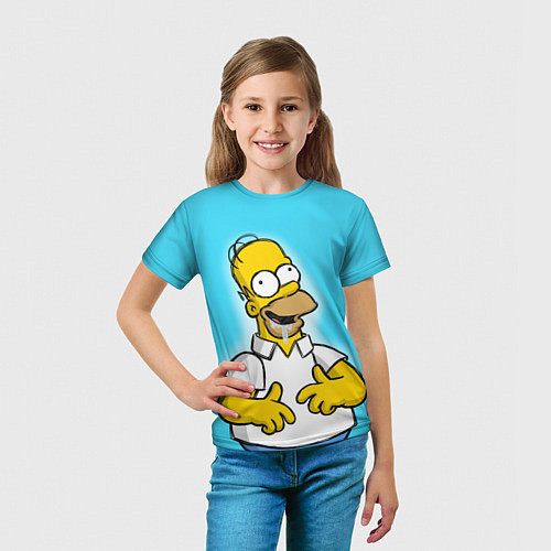 Детская футболка Аппетит Гомера / 3D-принт – фото 5
