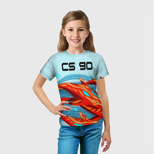 Детская футболка CS GO: AR Style / 3D-принт – фото 5